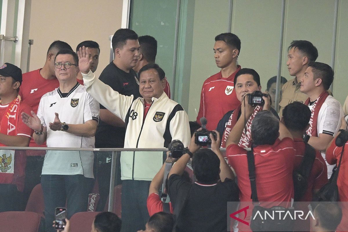 Presiden Prabowo Hadiri Pertandingan Timnas Secara Langsung di GBK